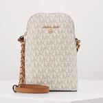 Сумка Michael Kors Jet Set Xbody, бежевый - фото 2