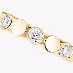 Моно-серьга-клипса Messika D-vibes, желтое золото/бриллиант - фото 3