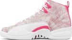 Кроссовки Air Jordan 12 Retro GS Arctic Pink, белый - фото 3