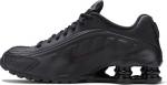 Кроссовки Nike Shox R4 GS 'Triple Black', черный - фото 4