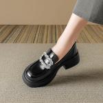 Лоферы женские черный Foxer - фото 4