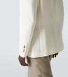 Однобортный льняной блейзер Brunello Cucinelli, Panama - фото 6