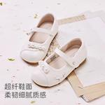 Детские кожаные туфли для дошкольников DAVE&BELLA, Apricot - фото 4