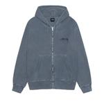 Худи Stussy Modern Age Zip Hoodie Pigment Dyed, Navy - фото