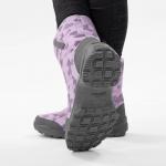 Сапоги Quechua SH100 X-Warm Waterproof, черный/фиолетовый - фото 7