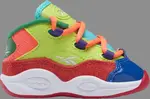 Кроссовки question mid toddler 'color explosion' Reebok, многоцветный - фото 2