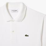 Поло Lacoste Logo-Patched Short-Sleeve, белый - фото 2