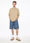 Джинсовые шорты Baggy Bermuda PULL&BEAR, синий деним - фото 7