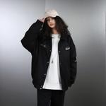 Куртка унисекс Kawasaki, бежево-серая (усовершенствованная вышивка в стиле вельвет) - фото 7