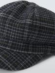 Шерстяная клетчатая шляпа bakerboy John Lewis, Blue Multi - фото 3
