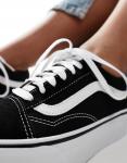 Vans - Old Skool - Черные кроссовки на платформе - фото 3