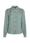Блуза King Louie Button-down blouse, Silver Green/Green - фото 4