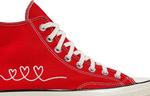 Кроссовки Converse Chuck 70 High Valentines Day - University Red, красный - фото 2