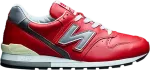 Кроссовки New Balance 996 'Smooth Leather Red', красный - фото