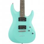 Электрогитара Schecter C-6 Deluxe, цвет Satin Aqua 428 - фото
