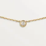 Колье Cartier d'Amour XS, желтое золото/бриллиант - фото 2