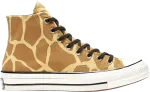 Кроссовки Converse Chuck 70 High Giraffe Print, коричневый - фото