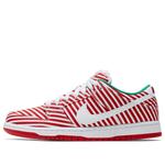 Кроссовки sb dunk low Nike, красный - фото