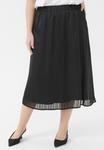 Юбка А-силуэта MILLI MID Kaffe Curve, черный - фото