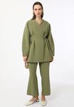 Блуза SET - Trousers Modanisa, зеленый - фото