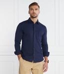 Рубашка мужская Boss Orange с нагрудным карманом базовая, синий - фото 3