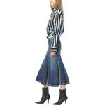 PINKO Джинсовая длинная юбка женская blue - фото 7