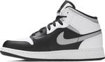 Кроссовки Air Jordan 1 Mid GS White Shadow, белый - фото 3