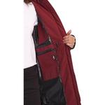 Парка Alpine North Women’s Vegan Down Drawstring Winter, бордовый - фото 3