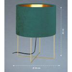 Настольная лампа Fischer & Honsel Aura, зеленый - фото 3