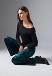 Брюки Even&Odd Trousers, Deep Teal/Teal - фото 2