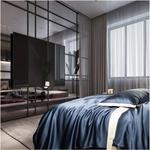 Generic Комплект постельного белья хлопковый с вышивкой - фото 7