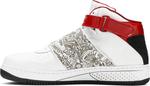 Кроссовки Air Jordan Fusion 20 White Varsity Red, белый - фото 3