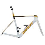 Велосипедная рама Giant Propel Advanced SL Rainbow White, размер M, белый - фото