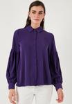 Блуза LELA, фиолетовый - фото