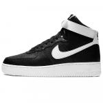 Кроссовки Nike Air Force 1 '07 High, черный/белый - фото