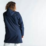 Куртка-дождевик восковая куртка парусная женская непромокаемая 300 темно-синяя TRIBORD, черный синий - фото 5