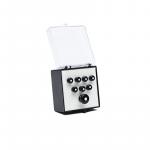 Набор шпилек Martin Bridge с концевым штифтом - черный с белой вставкой, 18APP21 - фото