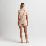 Комплект для сна Skims Soft Lounge Short,  бежевый - фото 7