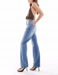 Прямые джинсы 90-х годов, средне-белые Asos Design - фото 2