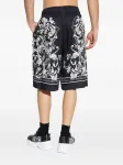 Шорты с цветочным принтом Versace Jeans Couture, черный - фото 3