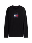 Топ Tommy Hilfiger LINEAR FLAG GRAPHIC, Black - фото 4