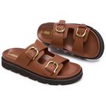 Шлепанцы женские коричневые Sam Edelman - фото 5