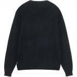 Вязаная вафельная кашемировая толстовка Stussy, Мохово-зеленый - фото 7