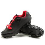 Велообувь SANTIC MTB Cross Border Buckle, размер 37, черный/красный - фото 3