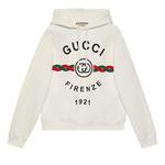 Толстовка Gucci Firenze 1921 Hooded Sweatshirt White, белый - фото 2