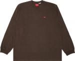 Лонгслив Supreme Small Box Long-Sleeve Tee 'Brown', коричневый - фото