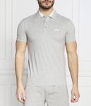 Футболка поло мужская Boss Green облегающего кроя, серый - фото