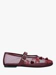 Балетки Nancy Mesh KG Kurt Geiger, Wine - фото