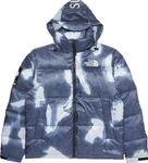 Куртка Supreme x The North Face Bleached Denim Print Nuptse Jacket 'Indigo', синий - фото 2