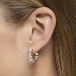 Серьги-кольца Tous Mini Icons, серебро - фото 6